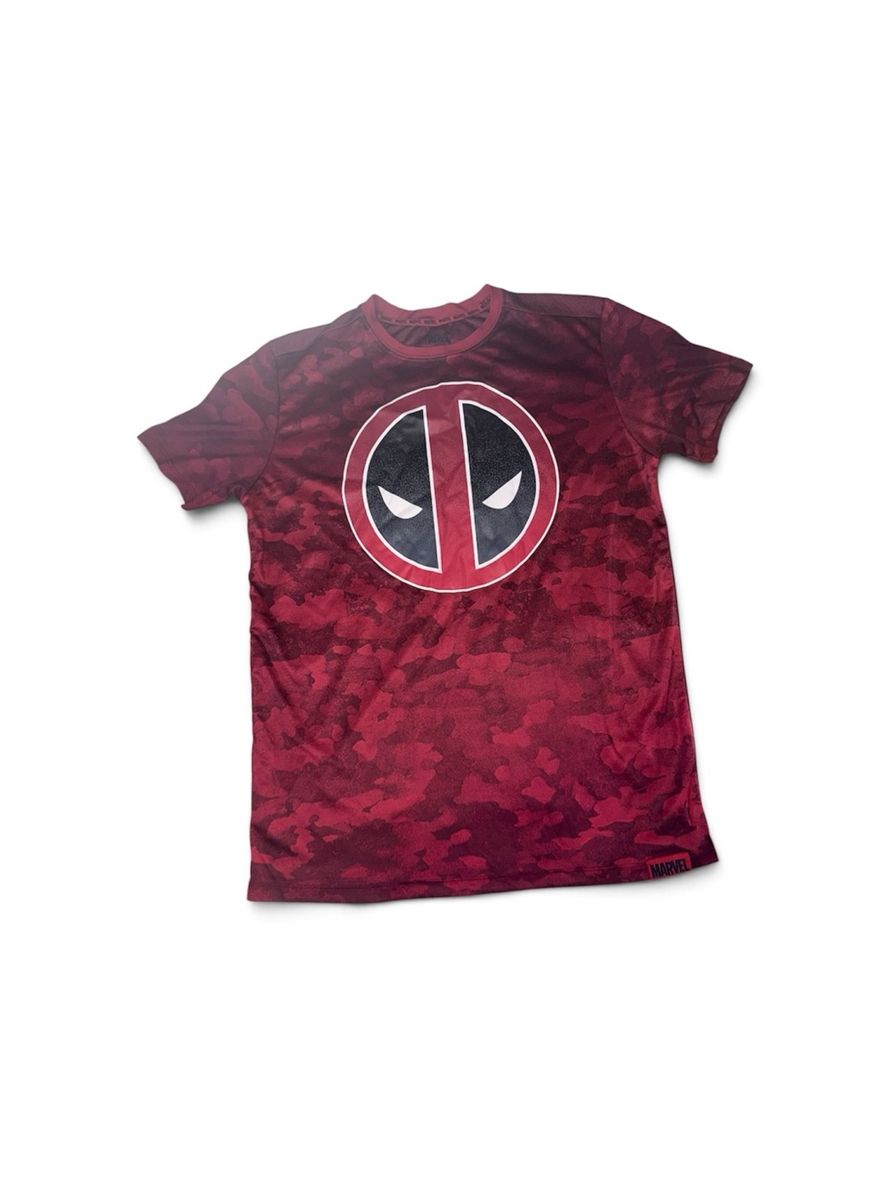 Marvel Deadpool Red Camo Graphic Tee Men’s L